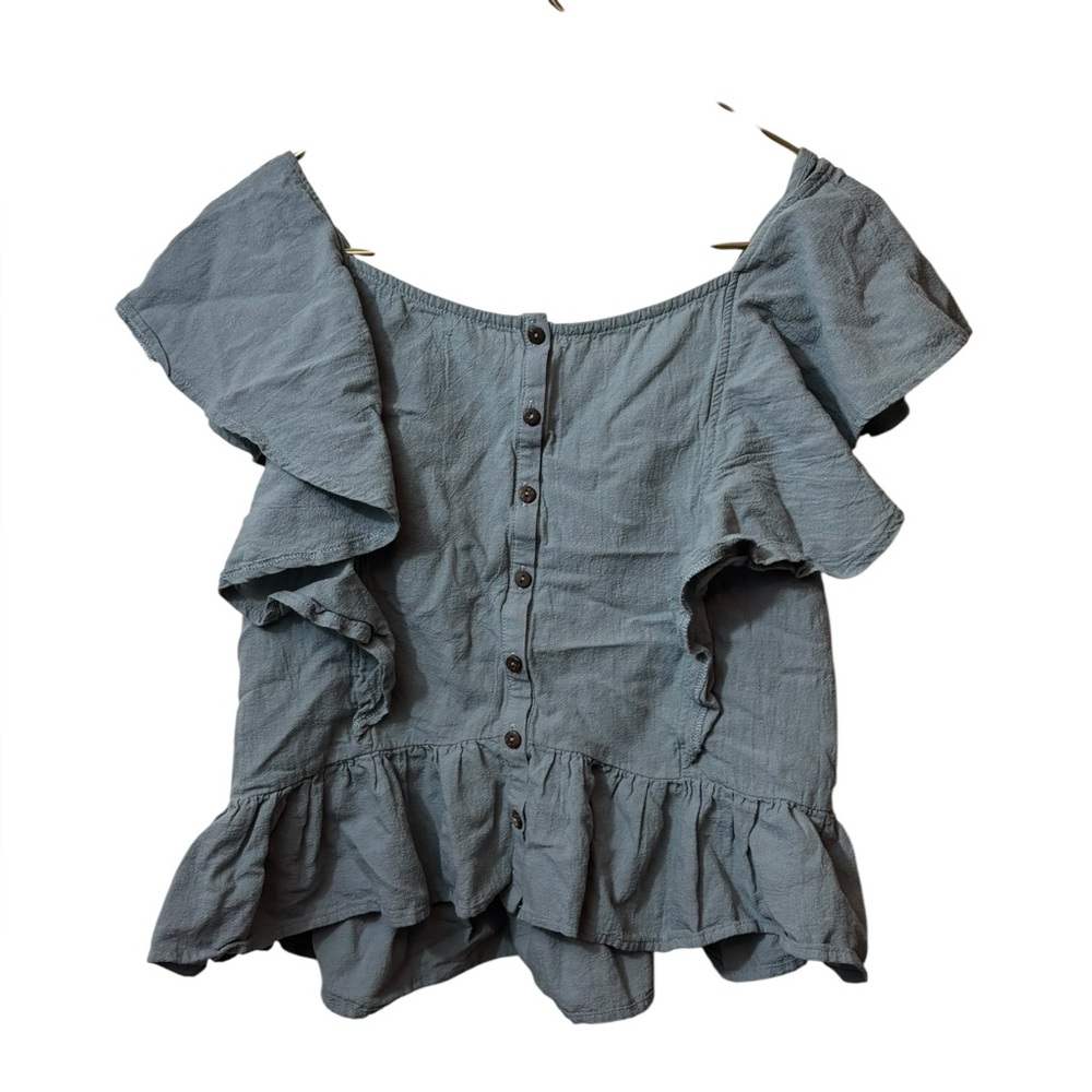EASEL | blouse top shirt small